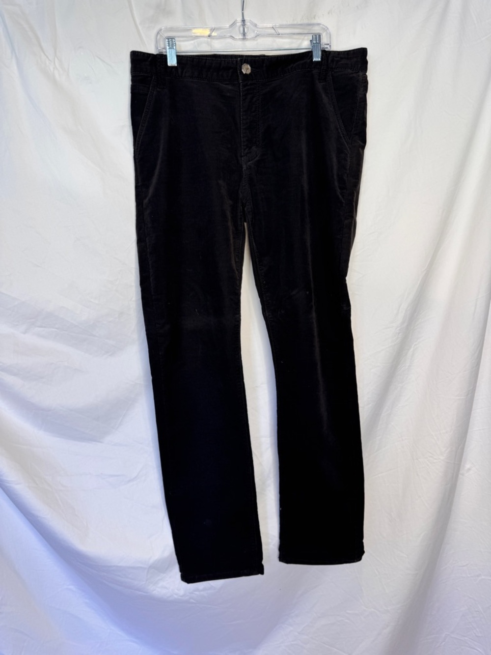 Stefano Ricci Men's Black Corduroy Pants